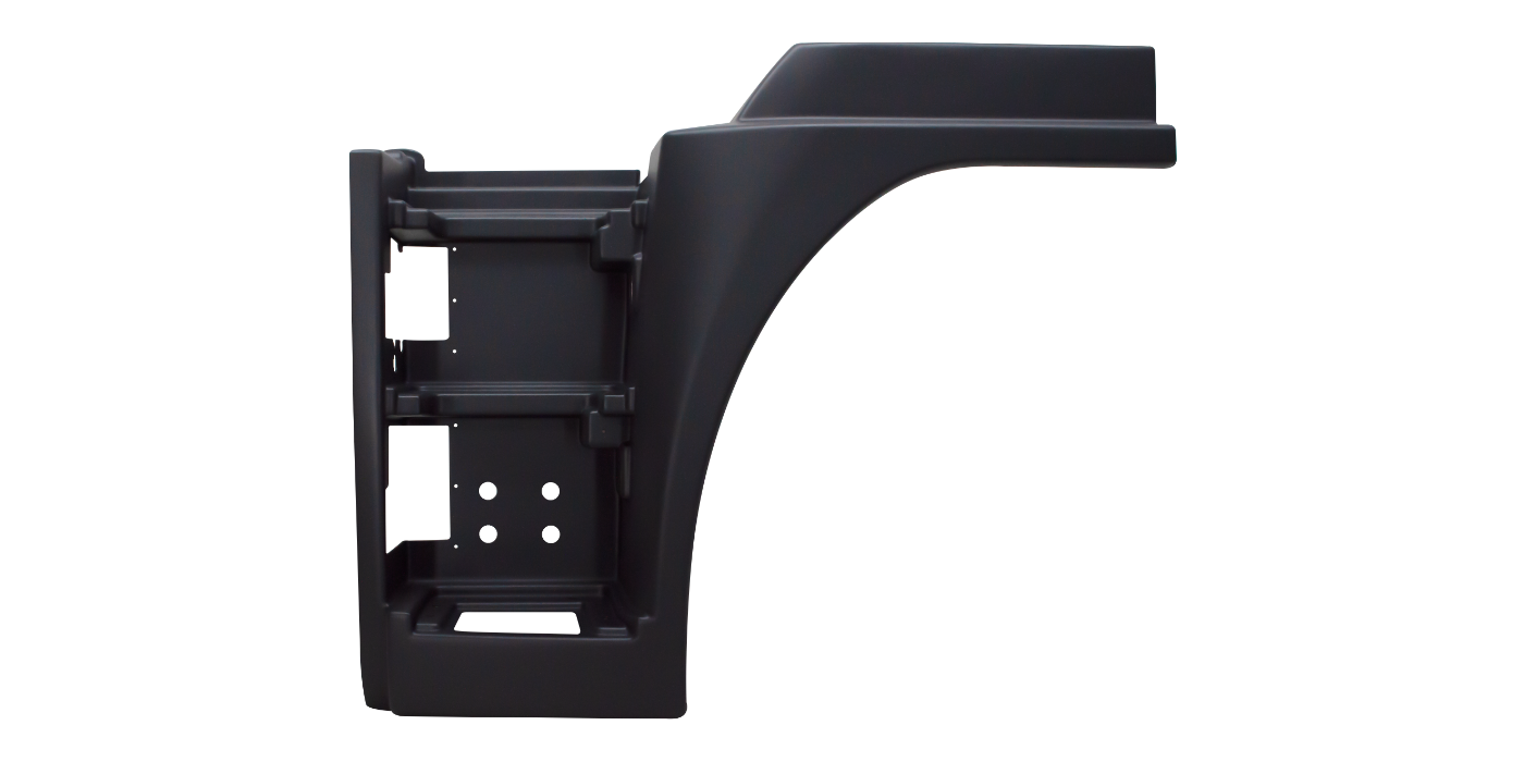 Guardabarro con estribo izquierdi Ford Cargo 2842