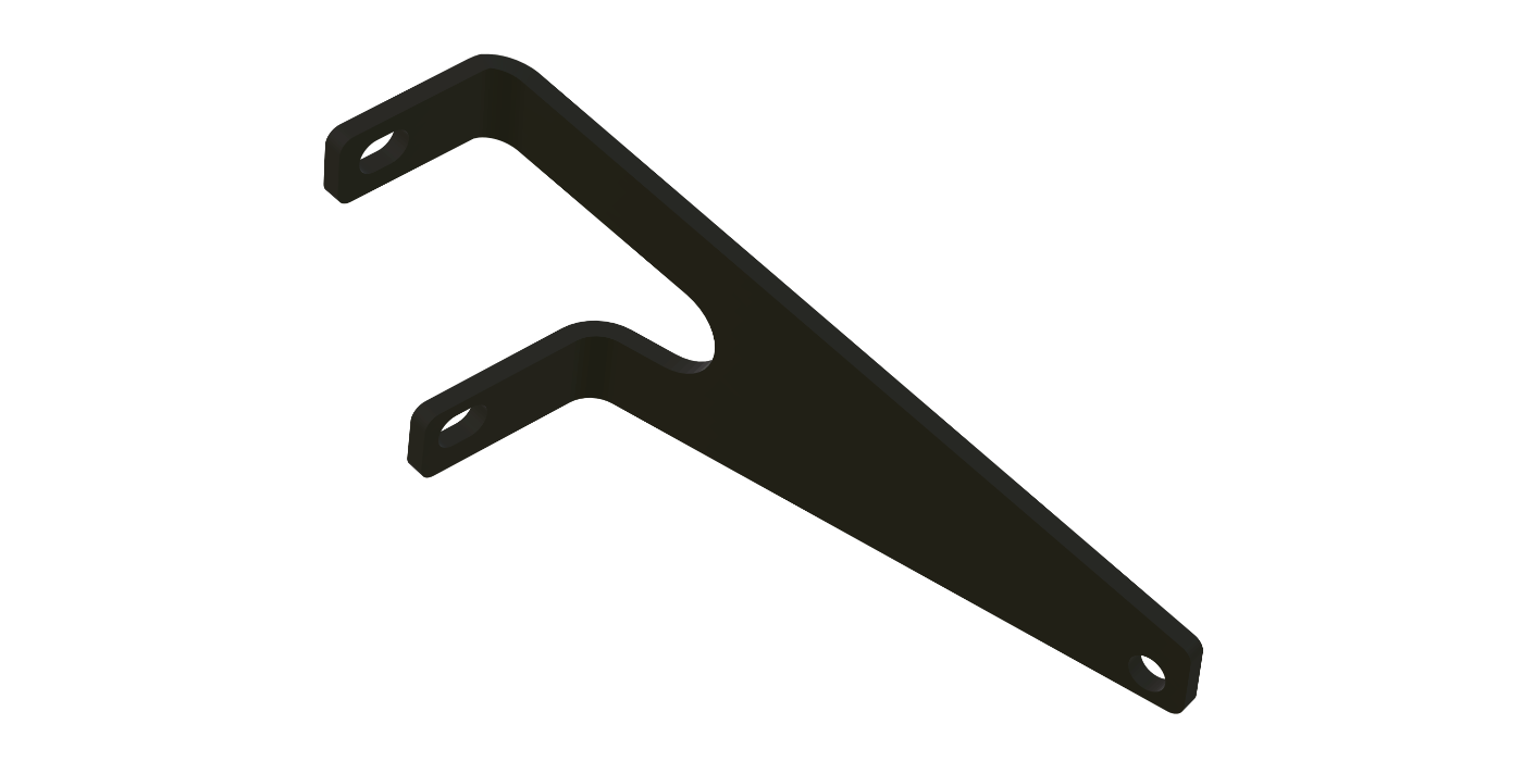 Soporte delantero de estribo izquierdo Iveco Cursor